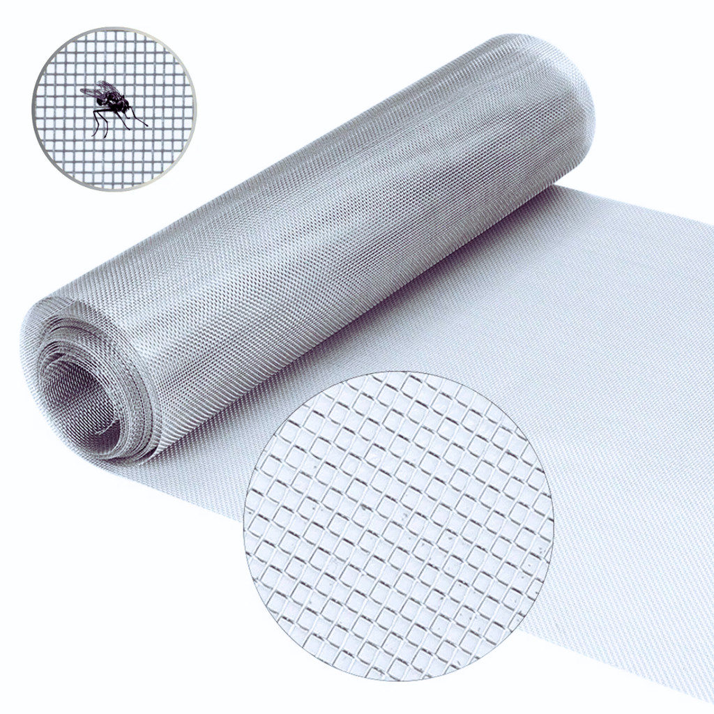 Tela para Janela Mosquiteira Inox 1,0 m x 2,0 m anti dengue pernilongo Moscas em Oferta na Shopee