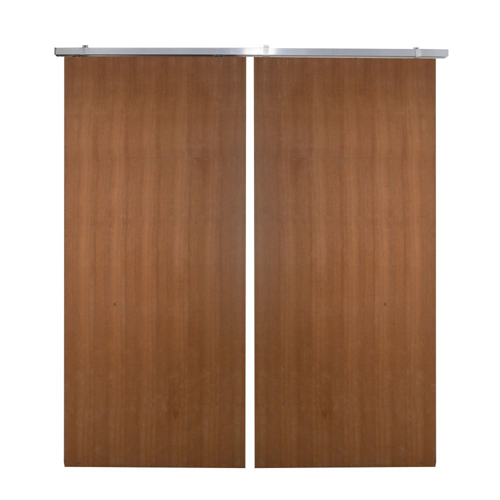 Porta Dupla de Correr p/ Verniz Kit Alumínios 210x120