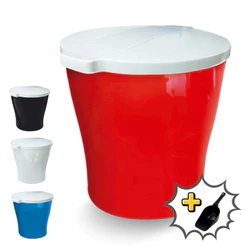 Container 15kg Colorido Porta Ração Proteção UV Anti Formigas Para Gato E Cachorro