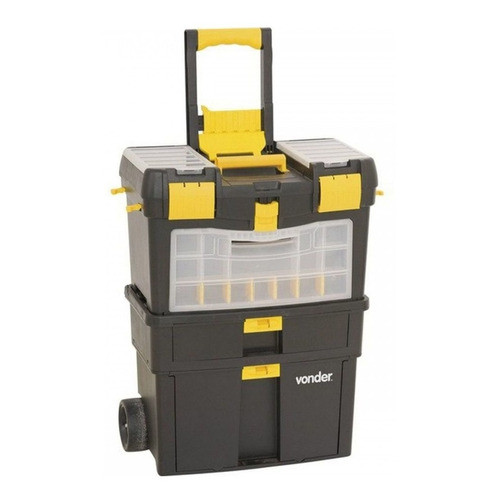 Caixa Plástica para Ferramentas Com Rodas CRV0100 Vonder em Oferta na Shopee