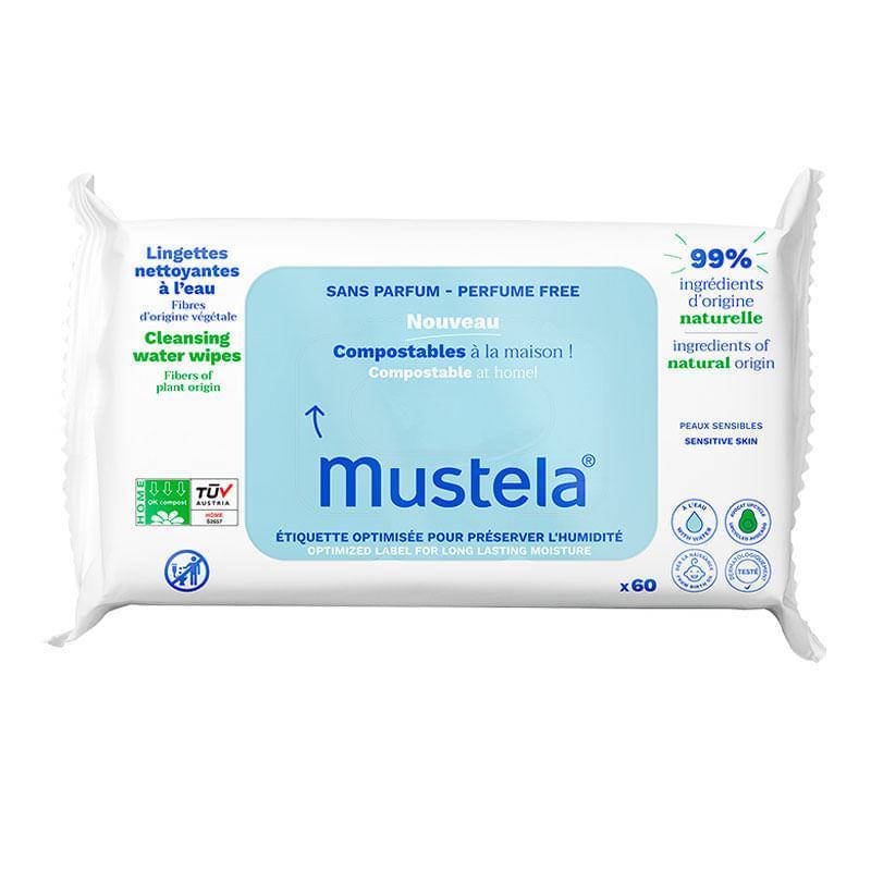Toalhas Umedecidas Compostáveis Mustela Sem Perfume 60 Unidades em Oferta na Shopee
