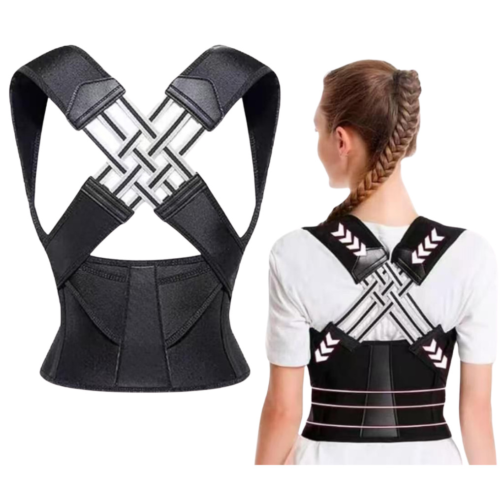 Colete Corretor Postura Feminino Ortopédico Para Coluna e Lombar Unisex Masculino