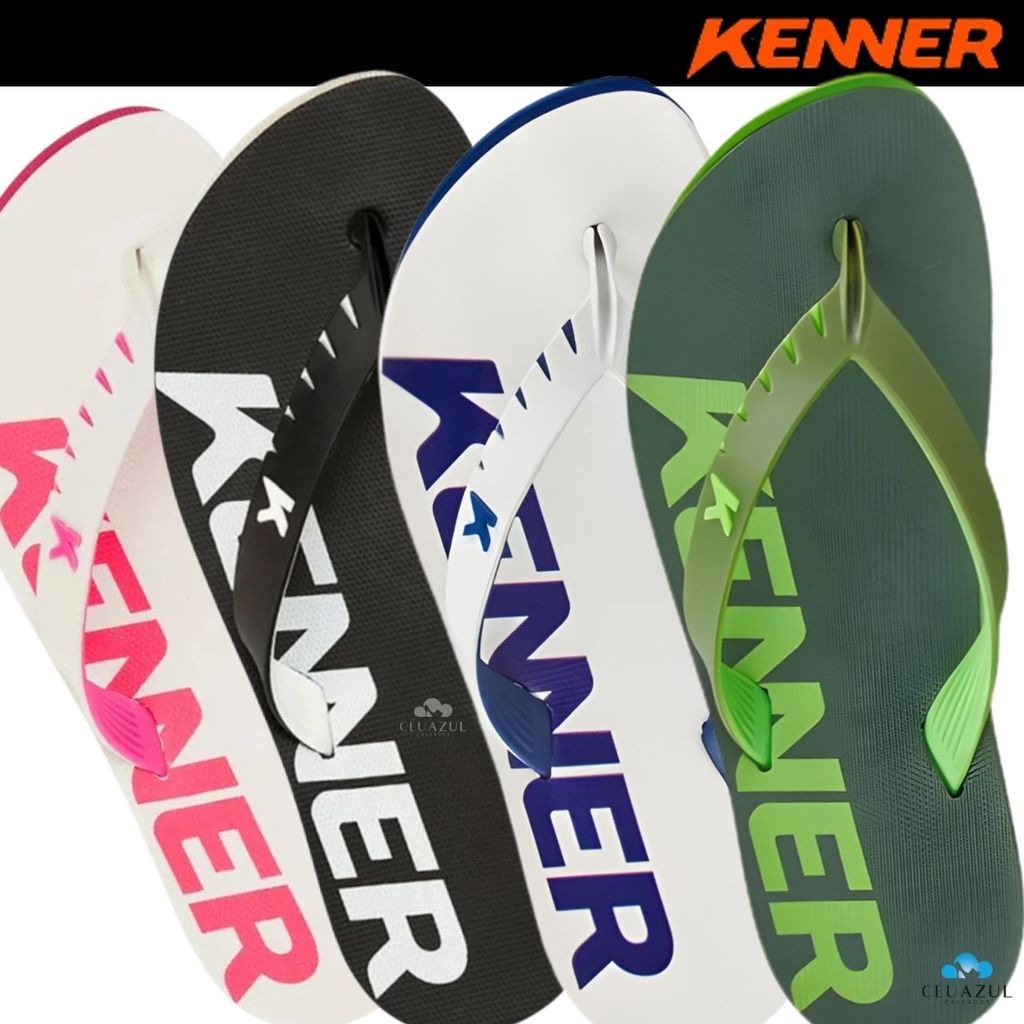 Chinelo Sandália Kenner Red Masculino Dedo Beach Conforto Nota Fiscal Original em Oferta na Shopee