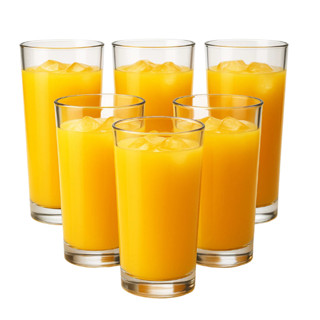 CONJUNTO 6 COPOS EM VIDRO LONG DRINK 255ML BEBIDAS SUCOS E REFRIGERANTES em Oferta na Shopee