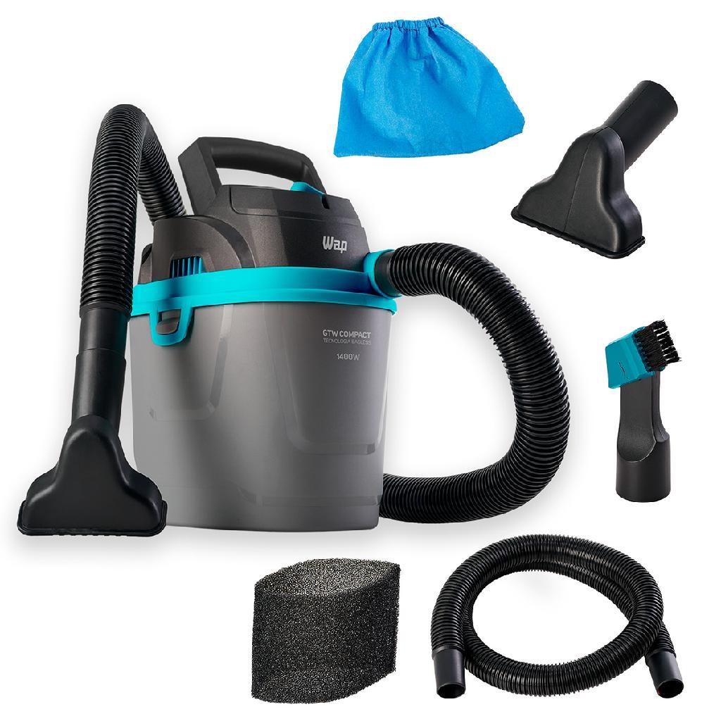 Aspirador De Pó E Líquido Portátil Gtw Compact 1400w - Wap Cor Cinza-escuro