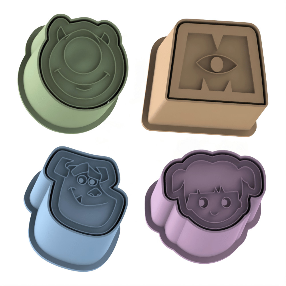 Ejetor Modelador Para Doces MONSTROS S.A Brigadeiros Docinhos Massa Biscuit Biscoito Resistente Massinha em Oferta na Shopee