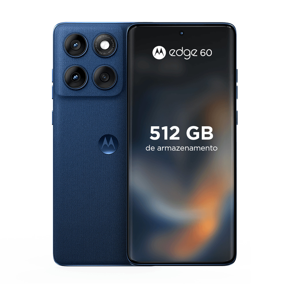 Imagem Smartphone Motorola Edge 60 5G - 512GB, 12GB RAM+12GB Ram Boost Tela Quad-Curve 50MP Sony Camera
