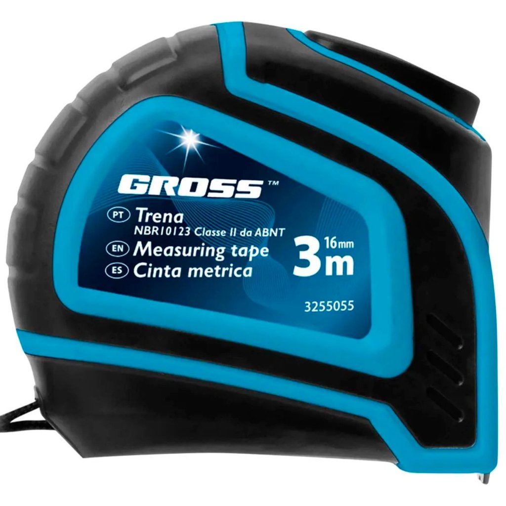 Trena Profissional 3 Metros 16mm Gross Emborrachada
