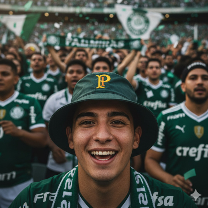 Chapéu Pescador Bucket Gorro Torcedor Time Futebol Adulto Sol Presente Verde Branco Vermelho Preto