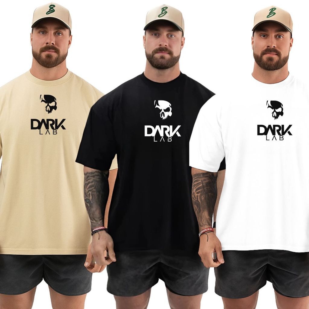 Camiseta masculina Oversized  para Academia Musculação camisa premium Treino streetwear 100% Algodão em Oferta na Shopee