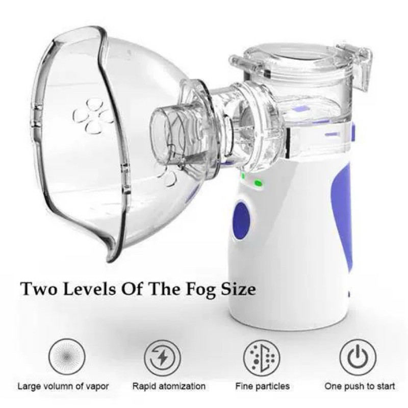Nebulizador Inalador Ultrassônico Portátil Usb Bivolt Adulto E Infantil WHQ-A