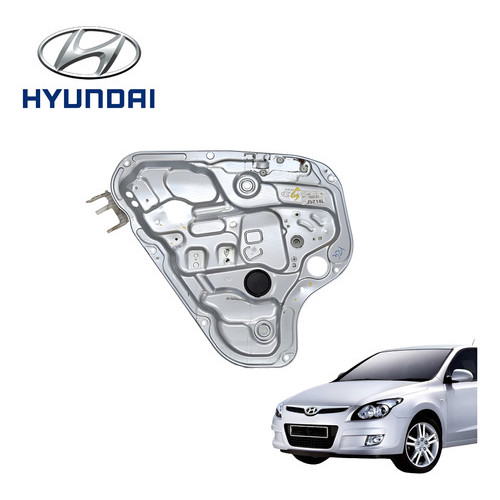 Máquina Vidro Traseira Direita Hyundai I30 2.0 Gls 2010 Orig - Prateado