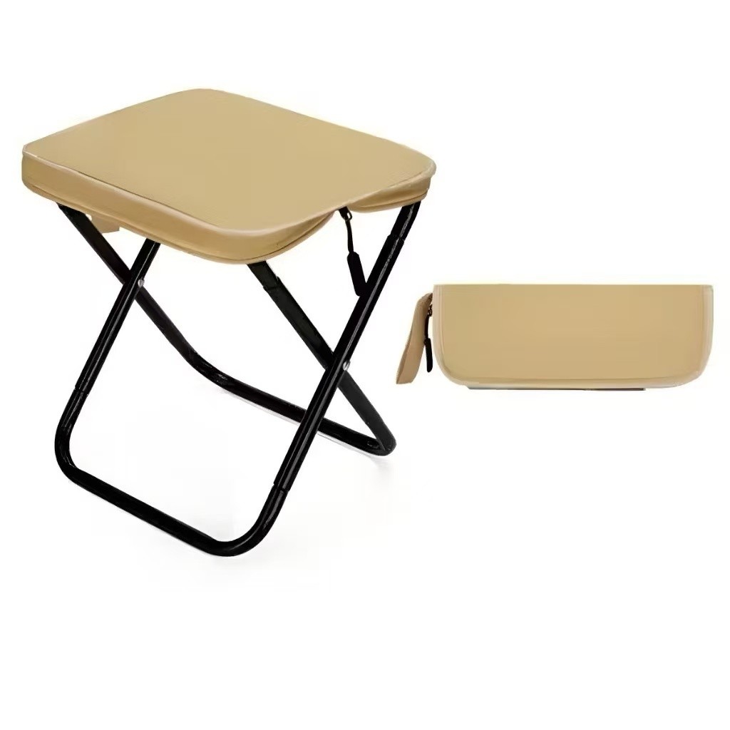 Banqueta Banquinho Dobrável Alumínio Camping C/ Bolsa Ziper em Oferta na Shopee
