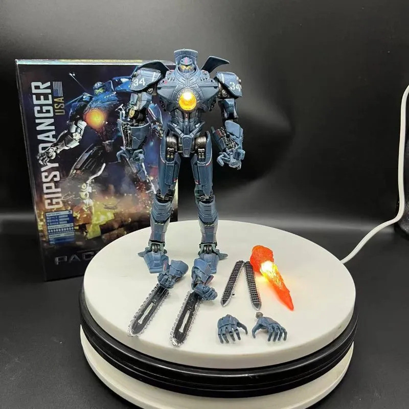 [Em Estoque] Figura de Ação NECA Pacific Rim Mecha Danger Wanderer, Figura de Ação Gipsy Danger, Brinquedo de Ação Mecha