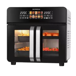 Fritadeira Air Fryer Forno 25L French Door Mondial 2200W Preto/Inox AFDO-25L-FD - 220V