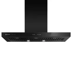 Coifa de Parede Electrolux 90cm Preta Pro Series com Painel Touch e Filtro Baffle (90CTV)