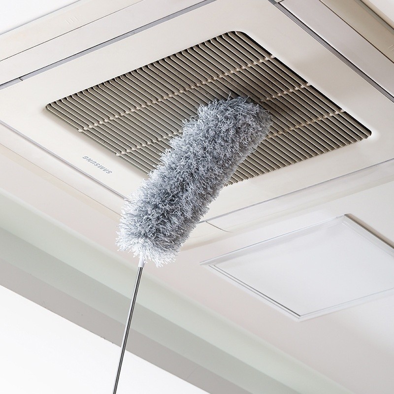 Espanador de Pó Para Limpeza em Microfibra Com Cabo Extensor e Retrátil Lavável 2,8m Escova De Limpeza De Poeira em Oferta na Shopee