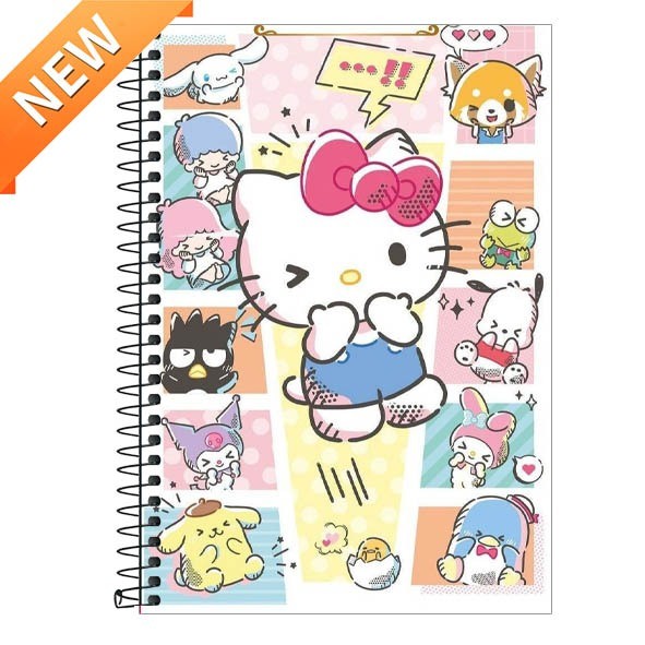 Caderno Personalizado SANRIO (hello kitty, kuromi, my melody) - 1 matéria, 10 matérias 20 matérias em Oferta na Shopee