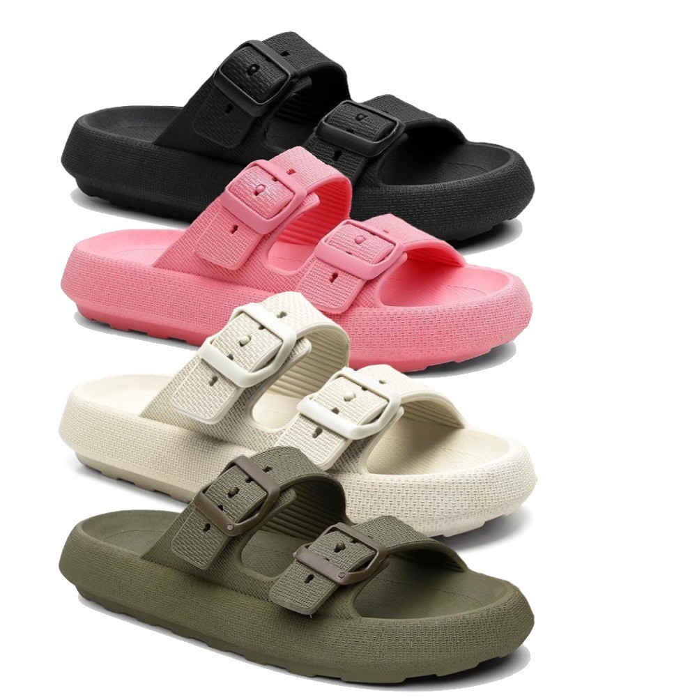 Chinelo Nuvem Birken Feminino Slide Sandalia Fivela Confortável em Oferta na Shopee