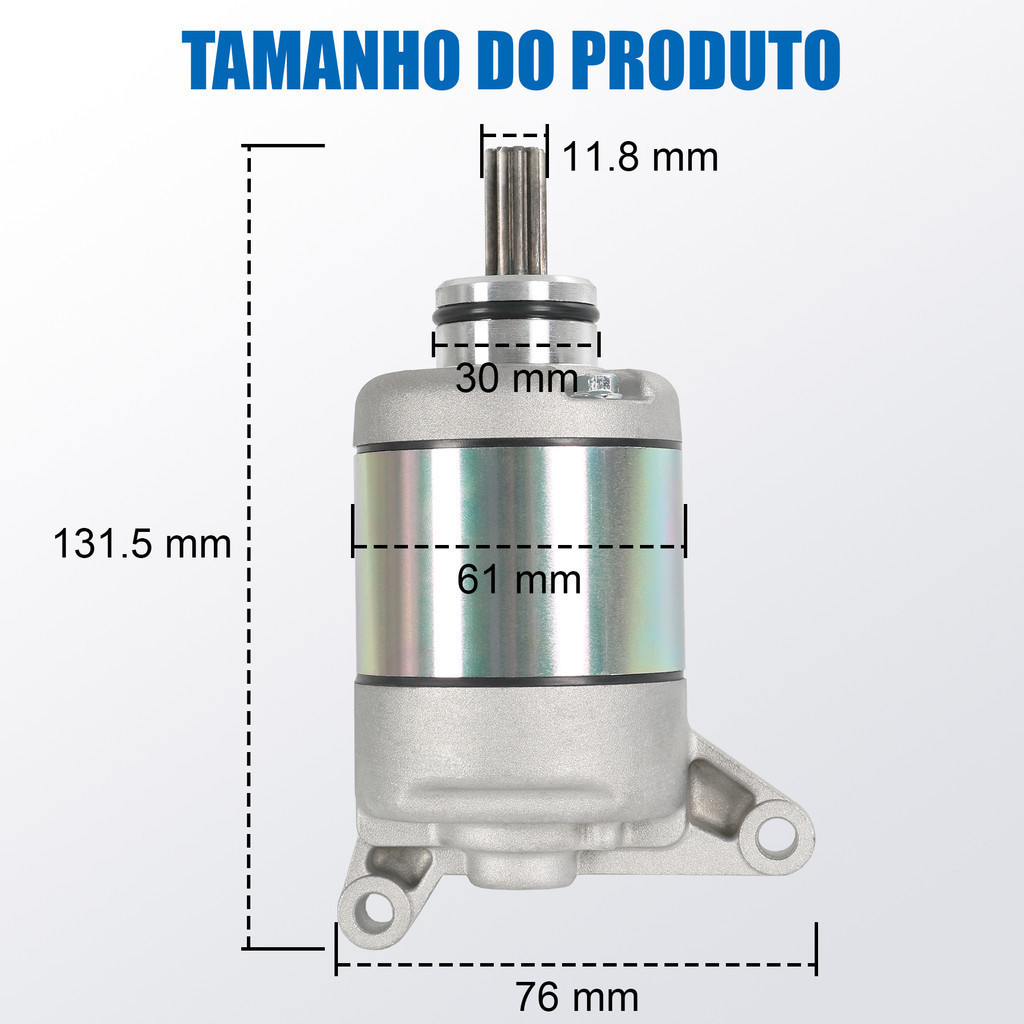 Detalhes do Motor Arranque Partida Titan 150 Mix Fan 150 nxr 150 Bros todas cg fan125