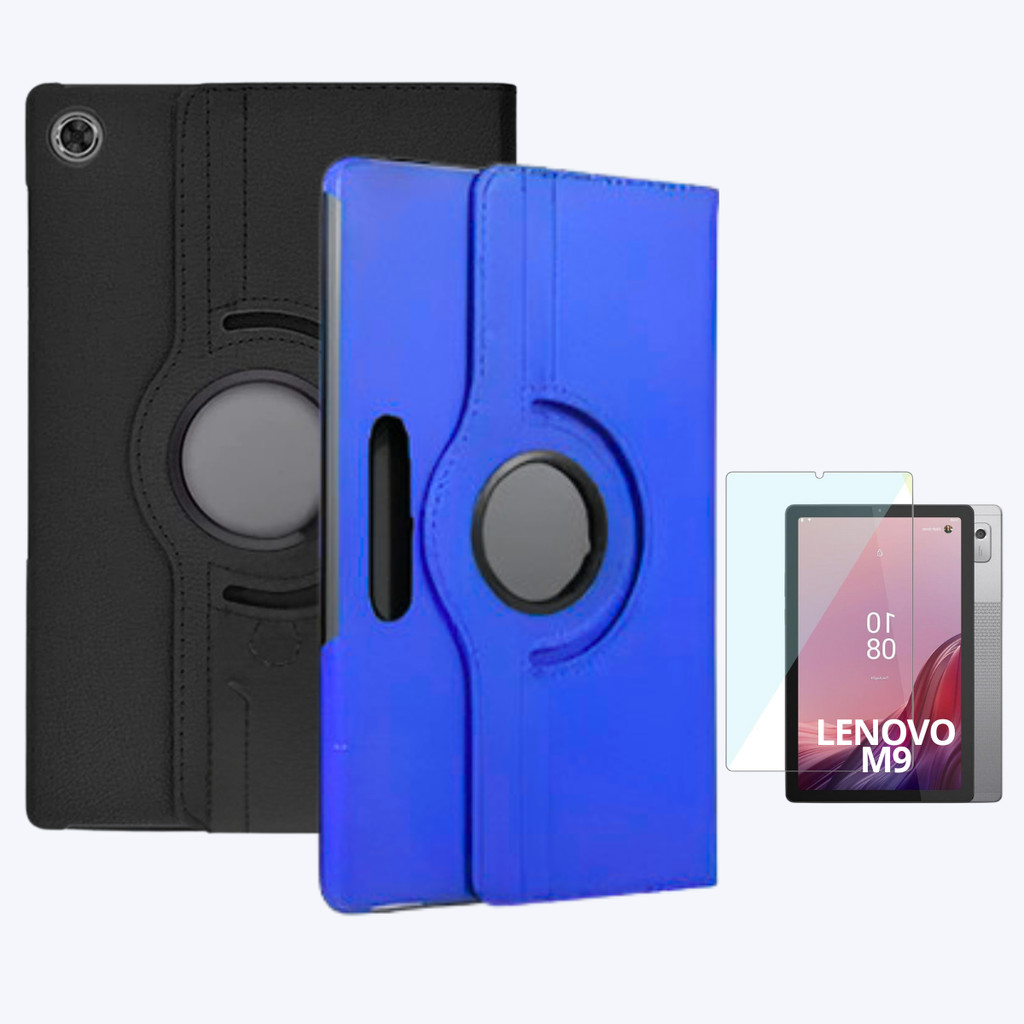 Capa Giratória + Película de Vidro para Tablet Multilaser M9 ou Só Película Ou Só Capa