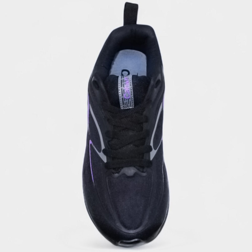 Tênis Caban Max Runner Feminino - Preto e Roxo · foto 2