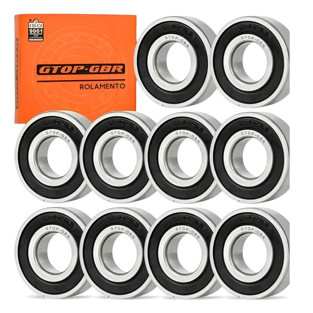 Kit 10 Rolamentos Lavadora Brastemp Consul 6006 2rs W10897149