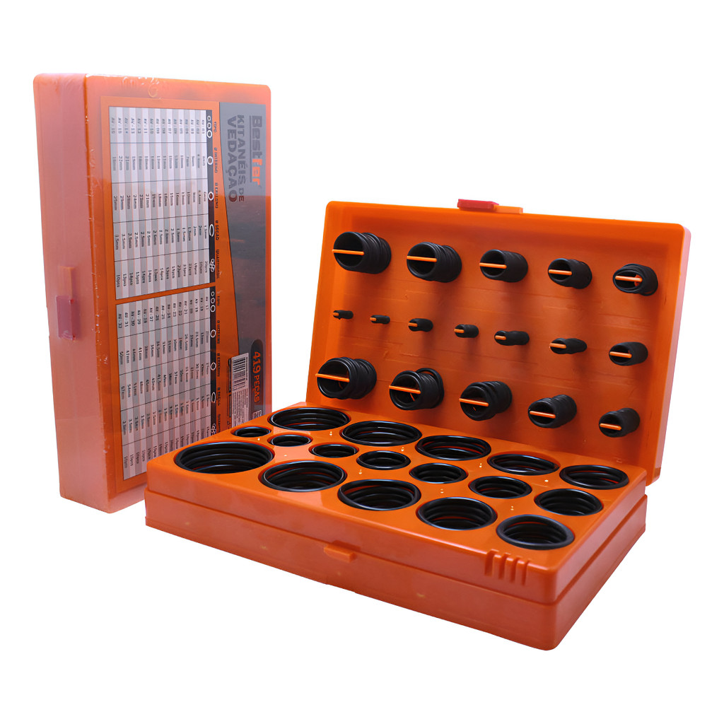 Jogo Kit de Anéis Vedacao Oring 419 Peças Bestfer