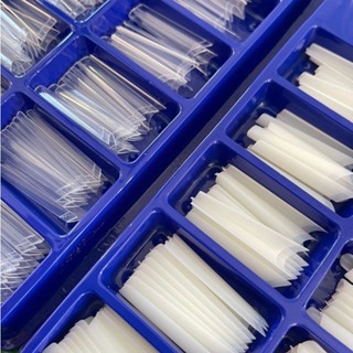 Unhas Tips Bailarina Nails Transparente 100 unidades para encapsular alongamento em Acrigel em Oferta na Shopee