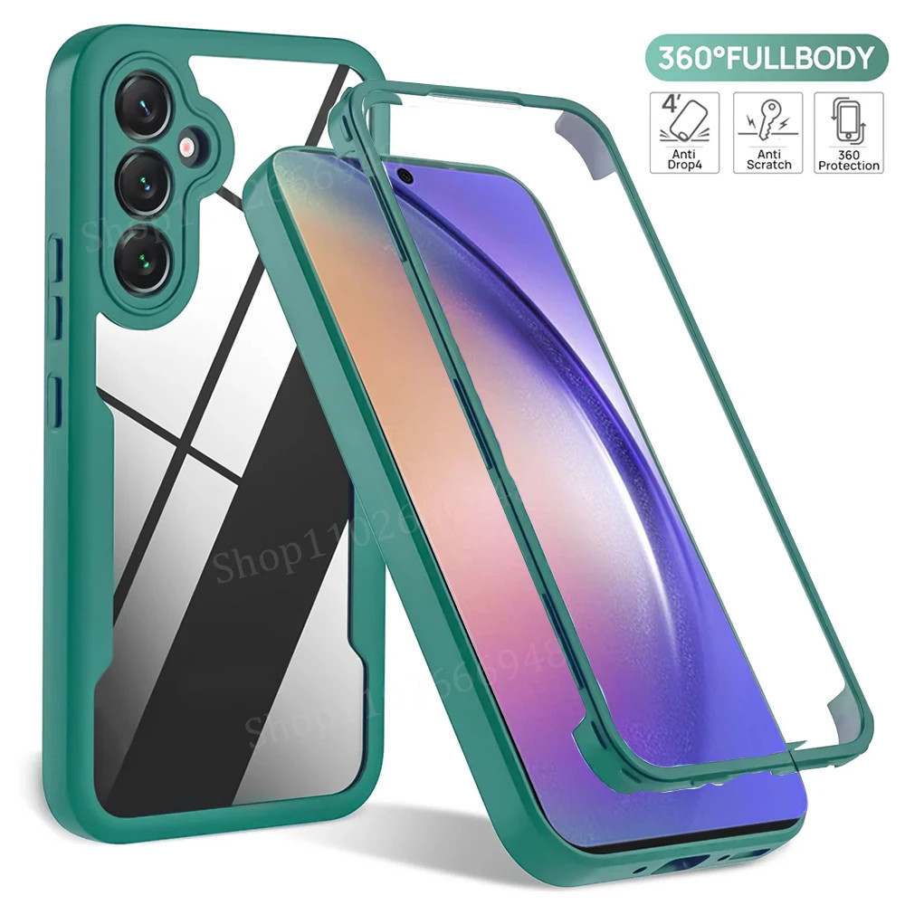 Capa De Telefone De Corpo Inteiro 360 Para Samsung Galaxy A54 A55 A16 A15 A35 A25 A53 A51 A34 A33 A32 A24 A23 A22 A14 A1