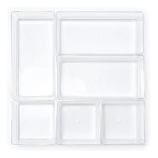 Conjunto C/ 6 Organizadores De Acrílico Transparente Multiuso