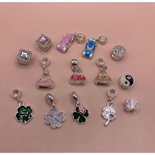 Berloques Sortidos  em banho Prata 925 em Oferta na Shopee