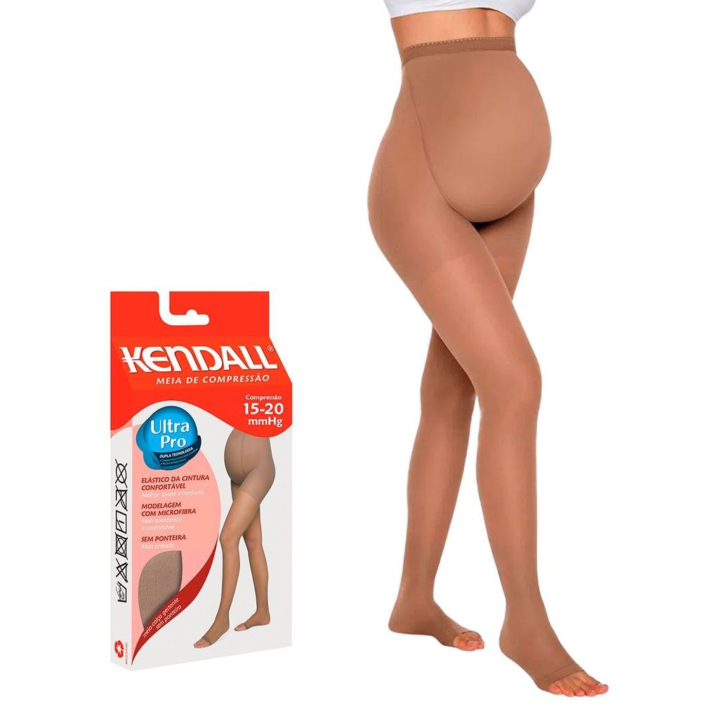 Meia Calça Compressiva Gestante Kendall 15-20 mmHg Sem Ponteira em Oferta na Shopee