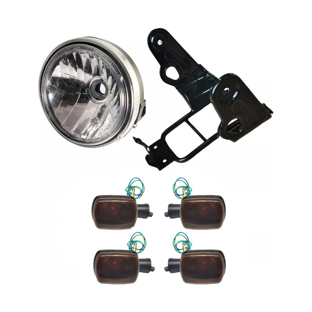 Aranha Frente Farol Piscas Yamaha Ybr 125 2000 2001 2002 2003 2004 2005 2006 2007 2008