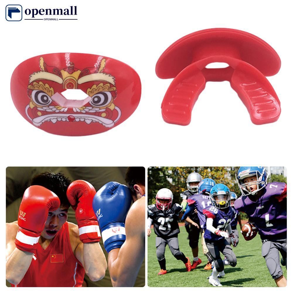 OMALL 1 Pc Rugby Futebol Esportes Profissional Protetor Bucal Basquete Hóquei Boxe Equipamento De Proteção De Silicone E
