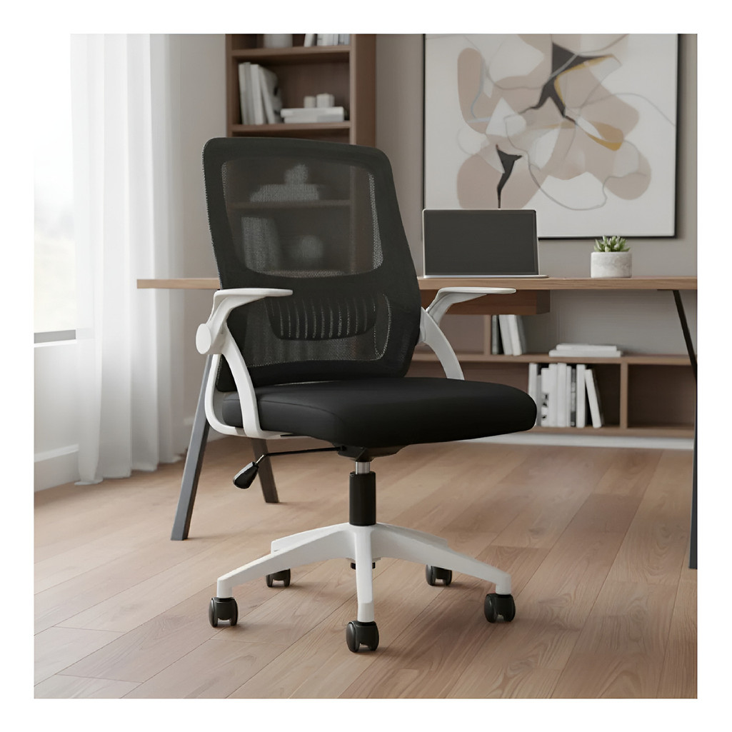 Cadeira De Escritório Ergonômica Braço Articulado Aikino