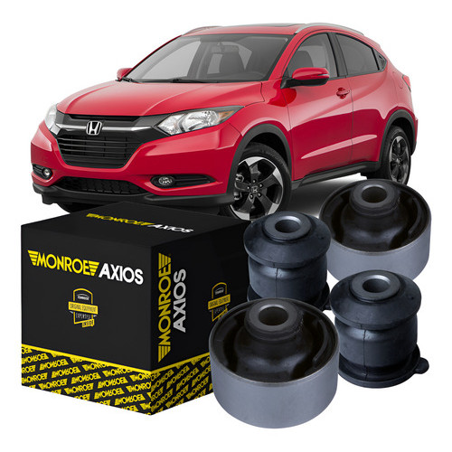 Kit Bucha Bandeja Dianteira Nova Axios Honda Hrv 2016 A 2021