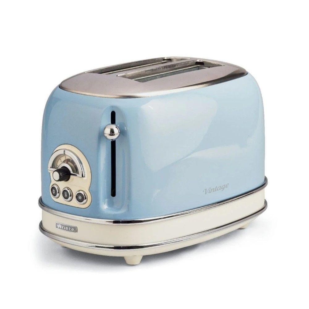 Torradeira Elétrica Ariete Vintage 6 Níveis Azul 750W Retrô 220V