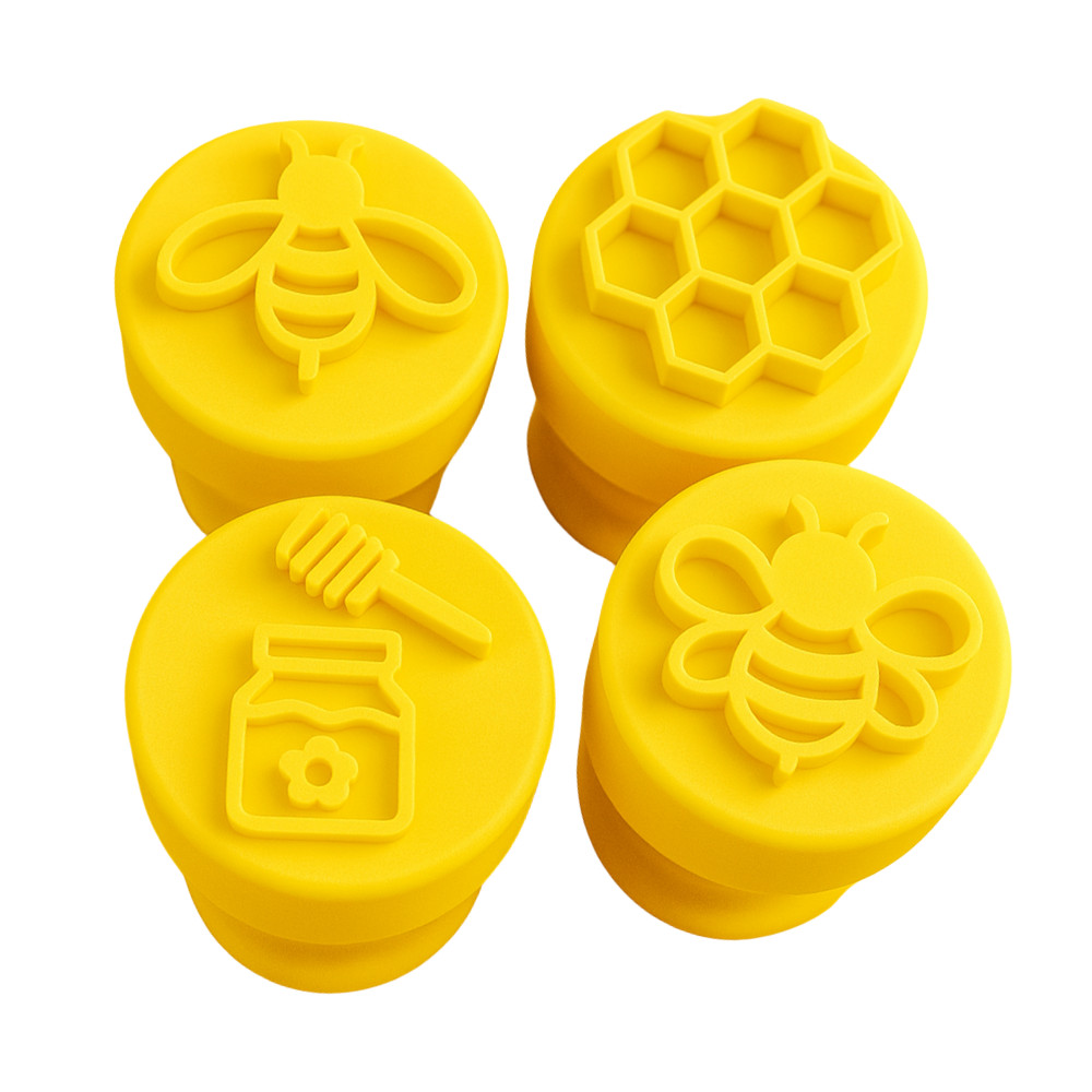 Kit Carimbo Marcador Brigadeiros Abelha Mel Molde Festa Confeitaria Aniversario Brigadeiro