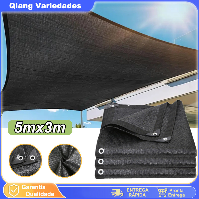 Tela Sombreamento Toldo Sombrite Garagem Jardim 5mx3m