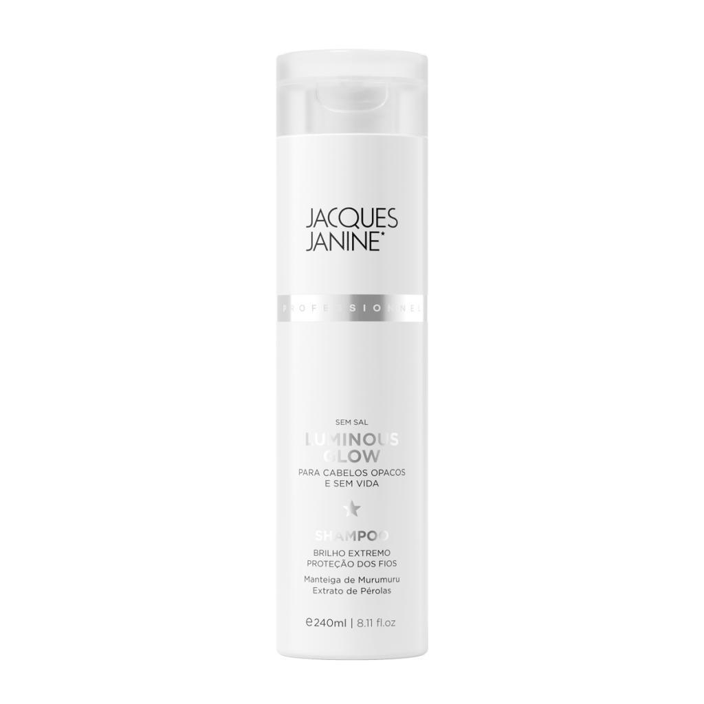 Jacques Janine Shampoo Luminous Glow Brilho Extremo Proteção Fios 240ml