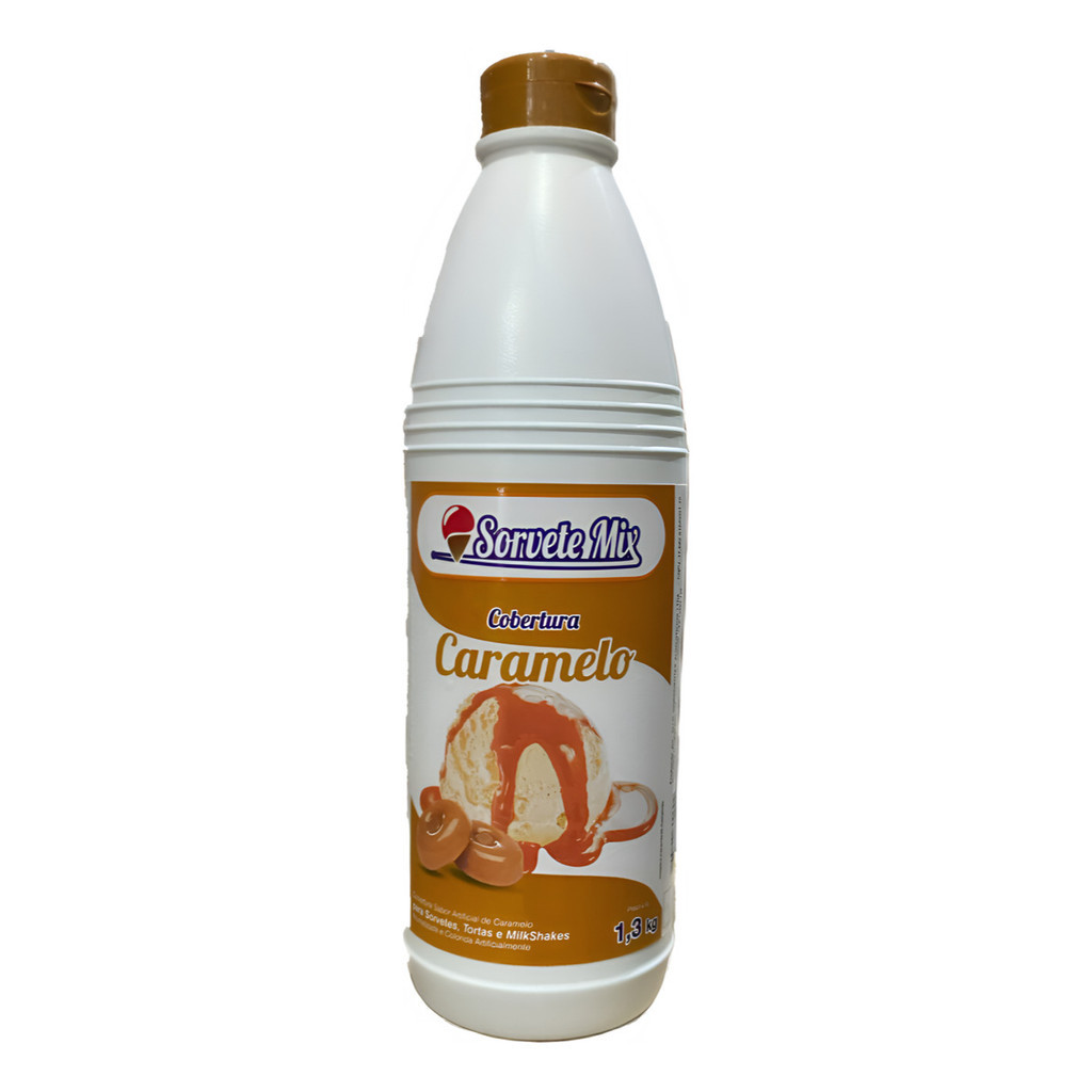 Cobertura Sorvete Sorvete Mix Caramelo 1,3kg