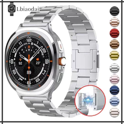 Pulseira De Metal Aço Inoxidável Para Relógio Smartwatch Samsung Galaxy Watch Ultra 47mm Strap