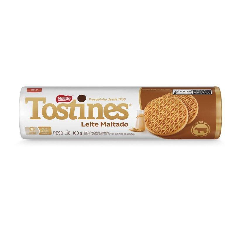 Biscoito Tostines Sabor Leite Maltado 160g