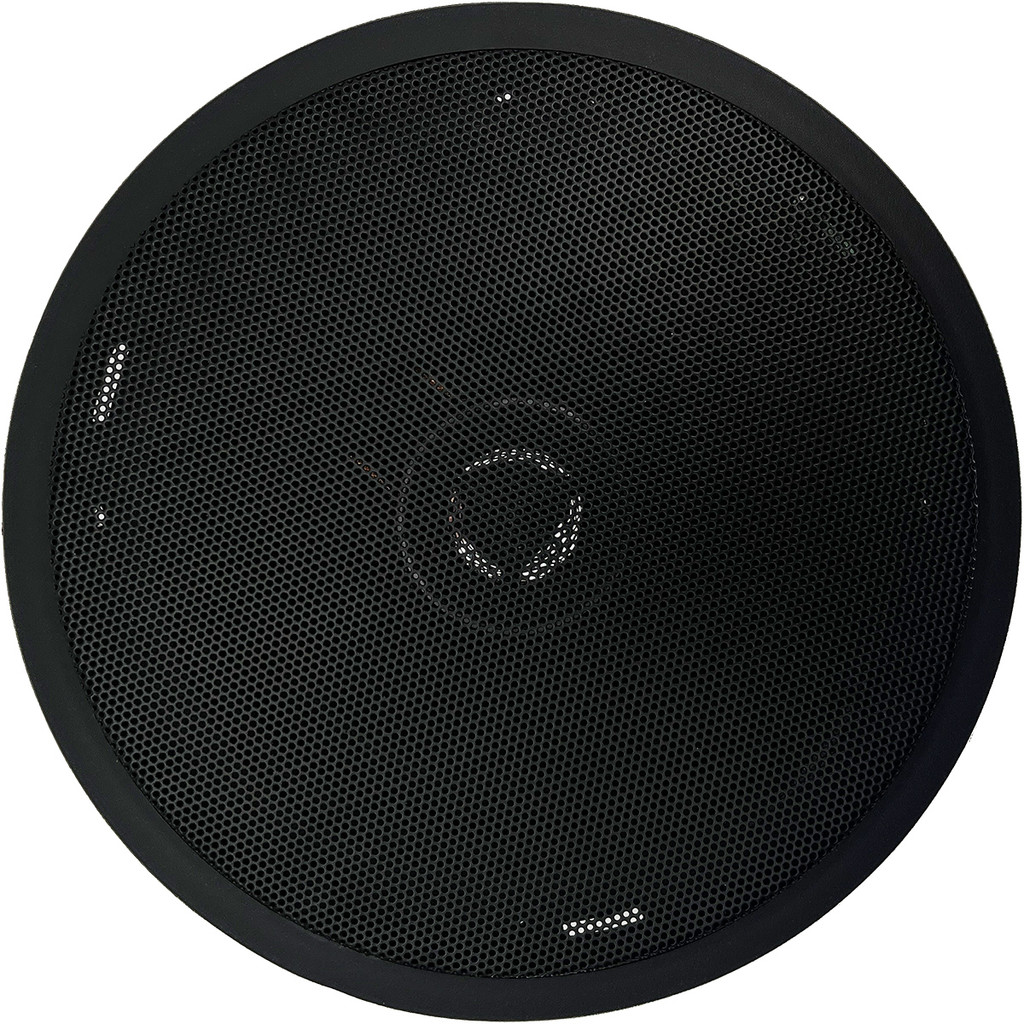 Arandela Redonda Preto De Teto/gesso Som Ambiente 70w Leson