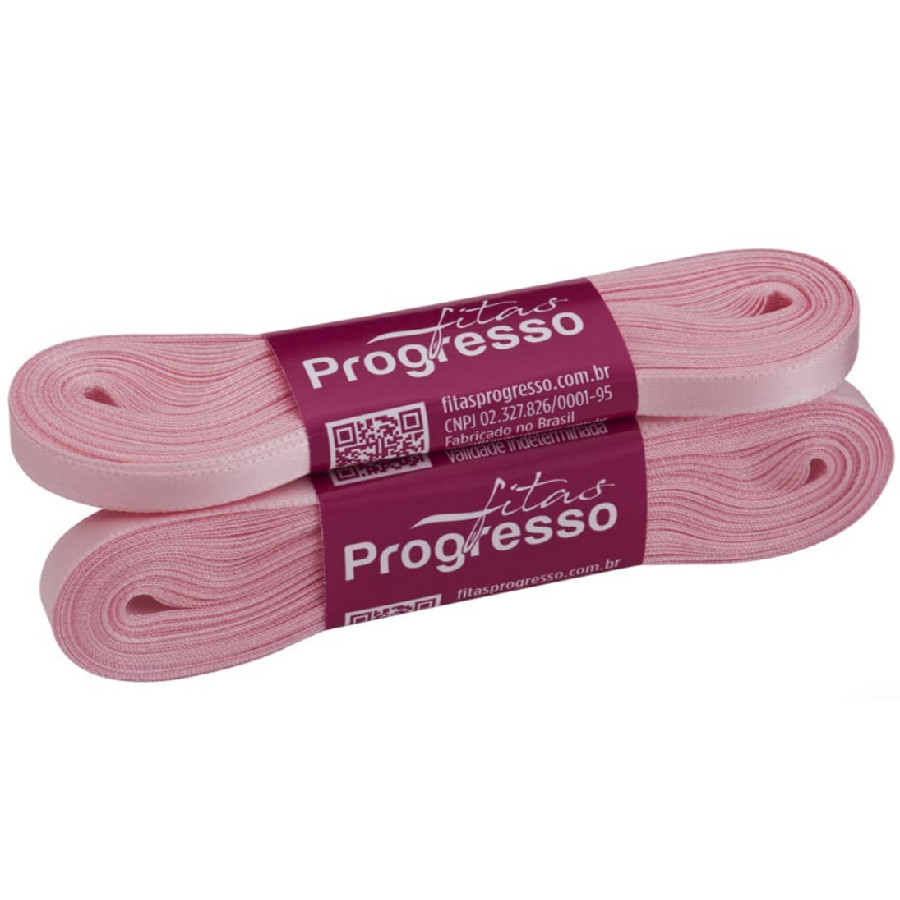 FITA CETIM ROSA BEBE N-01 10M X 7MM - PROGRESSO - COR 310