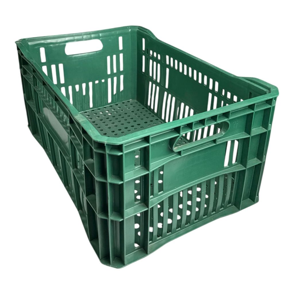 CAIXA VAZADA 40L VERDE 34,6x23x54CM MS40 CONTENTOR VAZADO