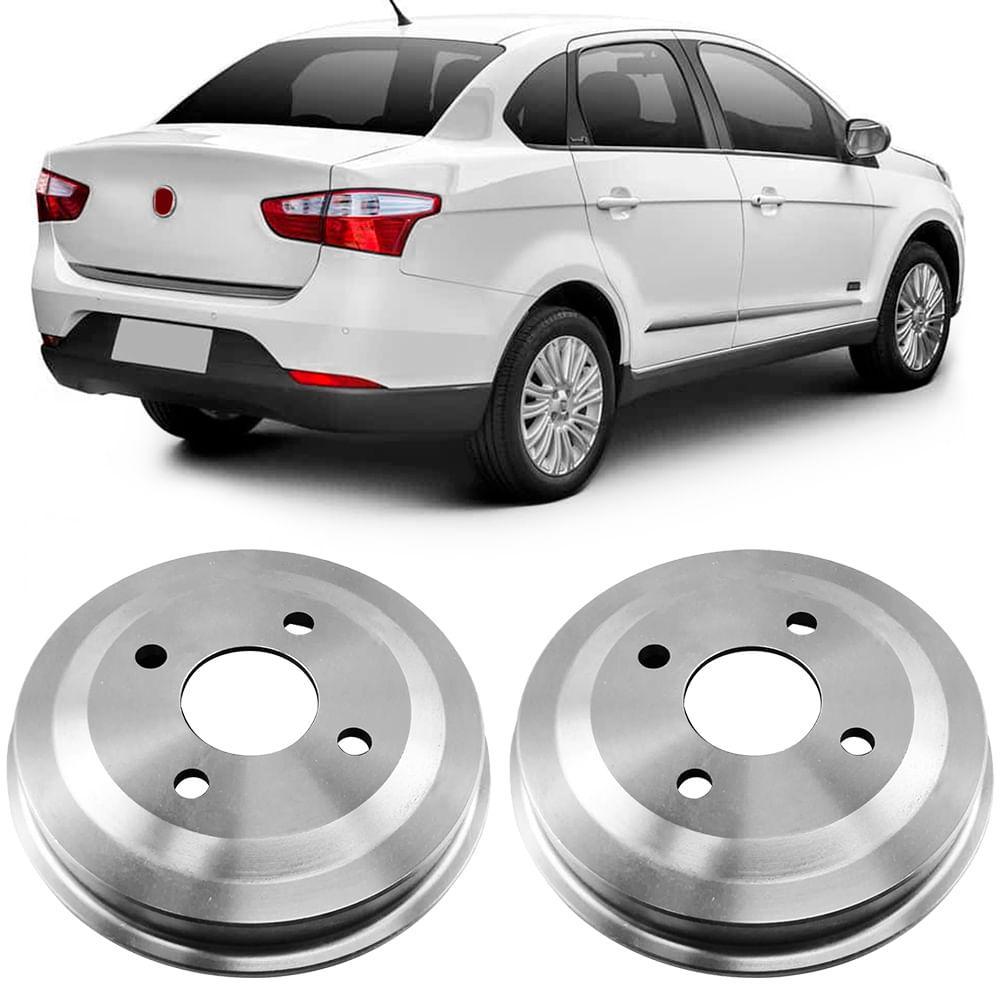 Par Tambor Freio Grand Siena Mobi Palio Uno Traseiro S/ Cubo em Oferta na Shopee