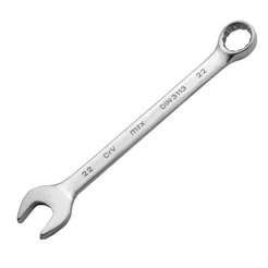 CHAVE COMBINADA, CROMO VANADIO, CROMO FOSCO, 22MM, 1PC // MTX