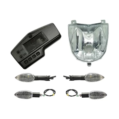 Farol Xtz Lander 250 Piscas Capas Painel Digital 2009 2010 2011 2012 2013 2014 2015